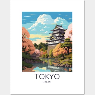 A Pop Art Travel Print of Tokyo Japan Posters and Art